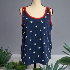 Levi’s Red White and Blue Star Tank